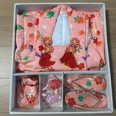 七五三　着物セット　被布　着付けセット　3歳の画像