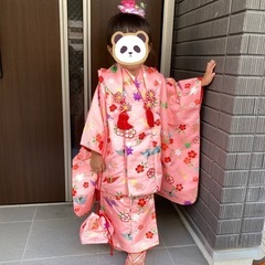 七五三　着物セット　被布　着付けセット　3歳の画像