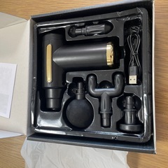 新品　マッサージガン　ブラックの画像