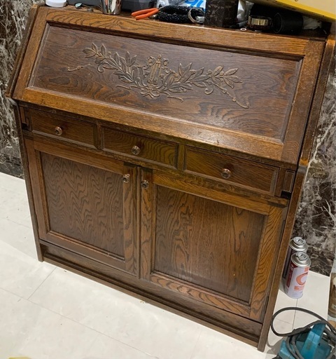 HR757 【象嵌】三越家具Brugge クラシカル　ライティングビューロー HR757 【象嵌】三越家具Brugge クラシカル ライティングビューロー