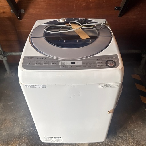 シャープ洗濯機/動作確認済み/美品