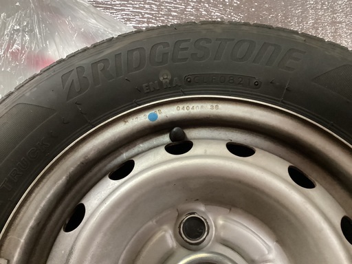 日産クリッパーで使用　夏用タイヤ　ブリヂストン　K370 145/80R12 4本