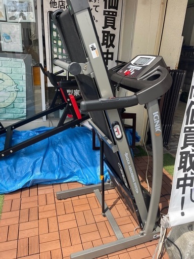IGNIO/イグニオ ルームランナー ダイエット エクササイズ　ウォーキングマシン 全長160cm トレッドミル 動作品