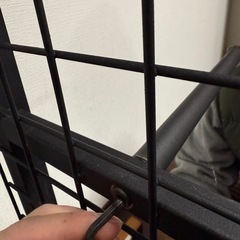 ダブルベッド　金属フレーム