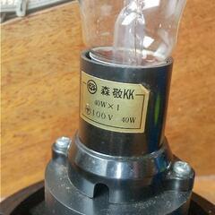 最高級品　京仏灯　回転式　　円山灯　黒
の画像