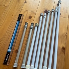 突っ張り棒　9本まとめ売りの画像