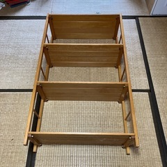 ラック 木の棚　の画像