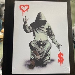 バンクシー『愛とお金』レプリカ