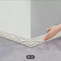 3Dフローラルデザインのホームデコ＆壁エッジ保護用
