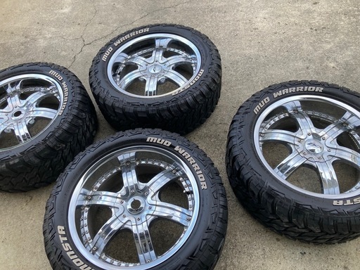 285/50R20マットタイヤ.ホイールセット