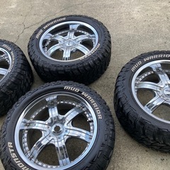 285/50R20マットタイヤ.ホイールセット