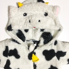 ベビー 着ぐるみ 牛 60 ロンパースの画像