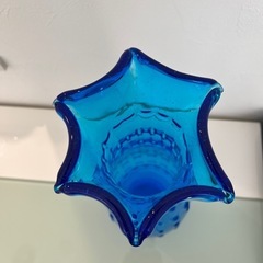 琉球ガラス　大きな花瓶の画像