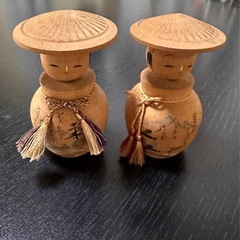 アンティーク　ペアこけしの画像