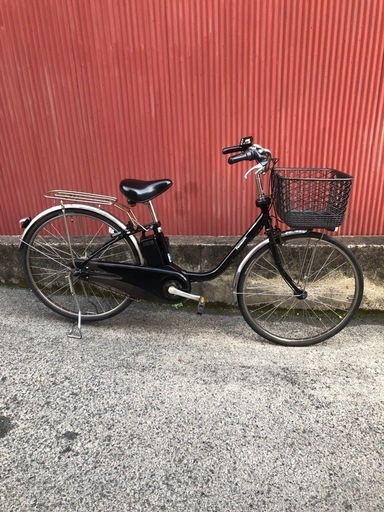 【京都】京の楽チャリ　電動自転車　パナソニック　26インチ　黒色　新型