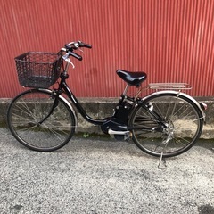 京都】京の楽チャリ 電動自転車 パナソニック 26インチ 黒色 新型