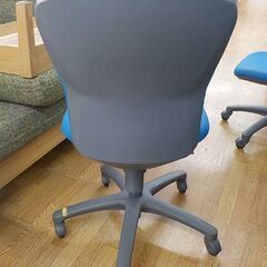 複数在庫あり☆ ブルー KOKUYO OAチェア 昇降・キャスター付き レグノチェアー2 オフィスチェア 事務椅子　西岡店の画像