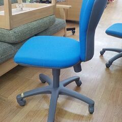 複数在庫あり☆ ブルー KOKUYO OAチェア 昇降・キャスター付き レグノチェアー2 オフィスチェア 事務椅子　西岡店の画像