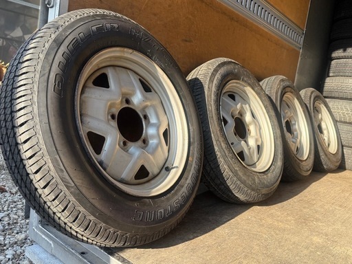 【走行僅少】175/80R16 ジムニー用タイヤセット　4本