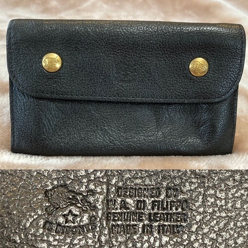 IL BISONTEイルビゾンテ　ミディアムウォレット小銭入れ有財布さいふサイフ