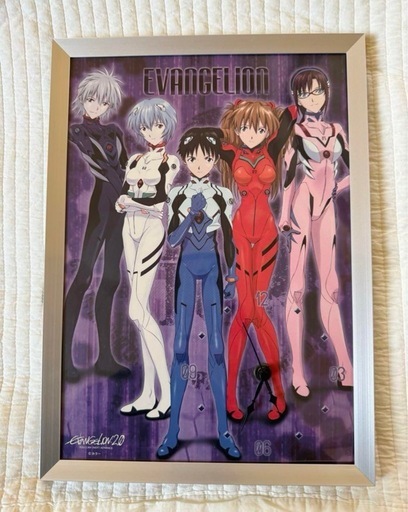 エヴァンゲリオン　パネル時計