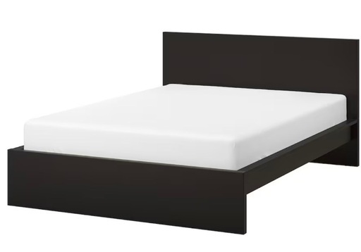 【売却済】IKEAダブルベッド（収納ボックス付）
