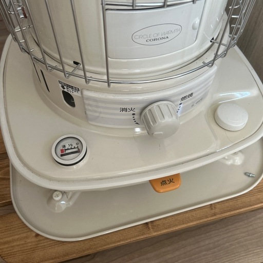 コロナストーブと特注キャスターセット