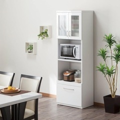 ニトリ コパン 食器棚 ニトリ 食器棚 コパン80KBWH(関東圏 配送、設置無料) 食器棚(コパン T