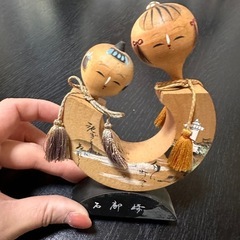 アンティーク　馬蹄こけし