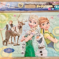 アナと雪の女王　エルサのサプライズ　美品パズル80ピース