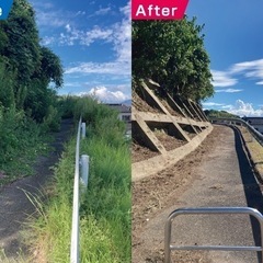 庭の草刈り、土地の草刈り、遺品整理、ゴミの撤去します‼️ - 遠賀郡