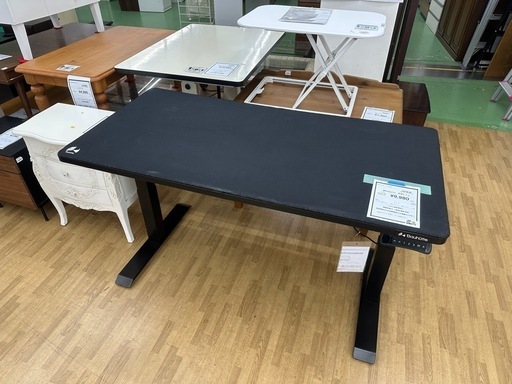 【ドリーム川西店御来店限定】Bauhutte/バウヒュッテ　電動昇降デスク／クリーニング済み 【2001261255600750】