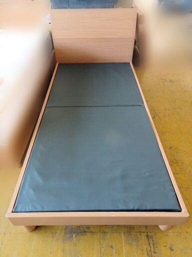 ★新生活応援★■シングルベッド■ ベッドフレーム ナチュラルブラウン 家具 寝具