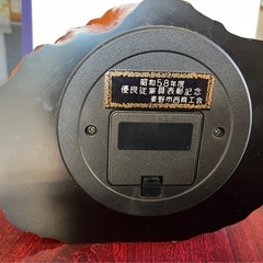 シチズン置き時計　ウッドデザイン調の画像