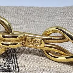 【超レア廃盤美品】OLD GUCCI ヴィンテージ ノット ブレスレット 70年の画像