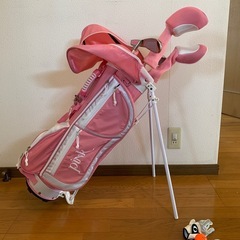 【ジュニア】TOUR-X ピンクジュニアゴルフセット 子供用 ゴ...