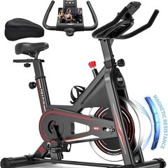 ✨新品✨エアロバイク 家庭用 静音スピンバイク フィットネスバイ...