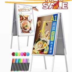 値下げしました　一点限り　新品未使用　看板 立て看板 パネルスタ...