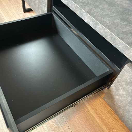 国産 テレビ台 おしゃれ TV台 テレビボード 石目 150 グレー アイアン ブラック 脚 収納 ローボード 完成品 組み立て不要