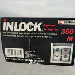 ⑦プラケース　INLOCK350M 幅39×奥行74×高さ35cm 天馬　キャスター付き　収納ケースの画像