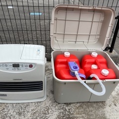 ストーブと備品セット（中古）