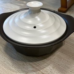 土鍋26cm KYOCERA製　蓋付き