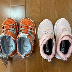 【最終価格】新品16cmスニーカー、サンダルセット