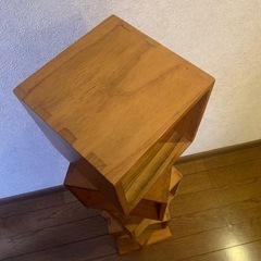 【交渉中】【差し上げます】木製5段棚（CD ラック）の画像