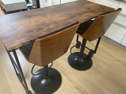 カウンターテーブルセット