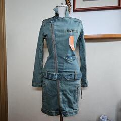 お値下げしました！未使用タグ付き　MAITRESSEデニムワンピ...