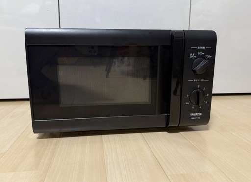 電子レンジ　ブラック