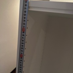 美品！白　収納棚(6月中に処分予定！お早目に！)の画像