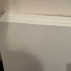 美品！白　収納棚(6月中に処分予定！お早目に！)の画像