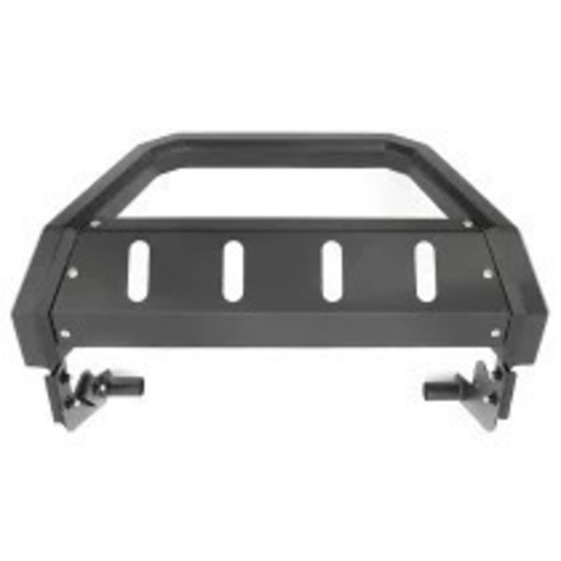 ジムニー JB64W JB74W フロント スクエア バンパーガード マットブラック スキッドプレート付き U字型 ブッシュバー 角型
